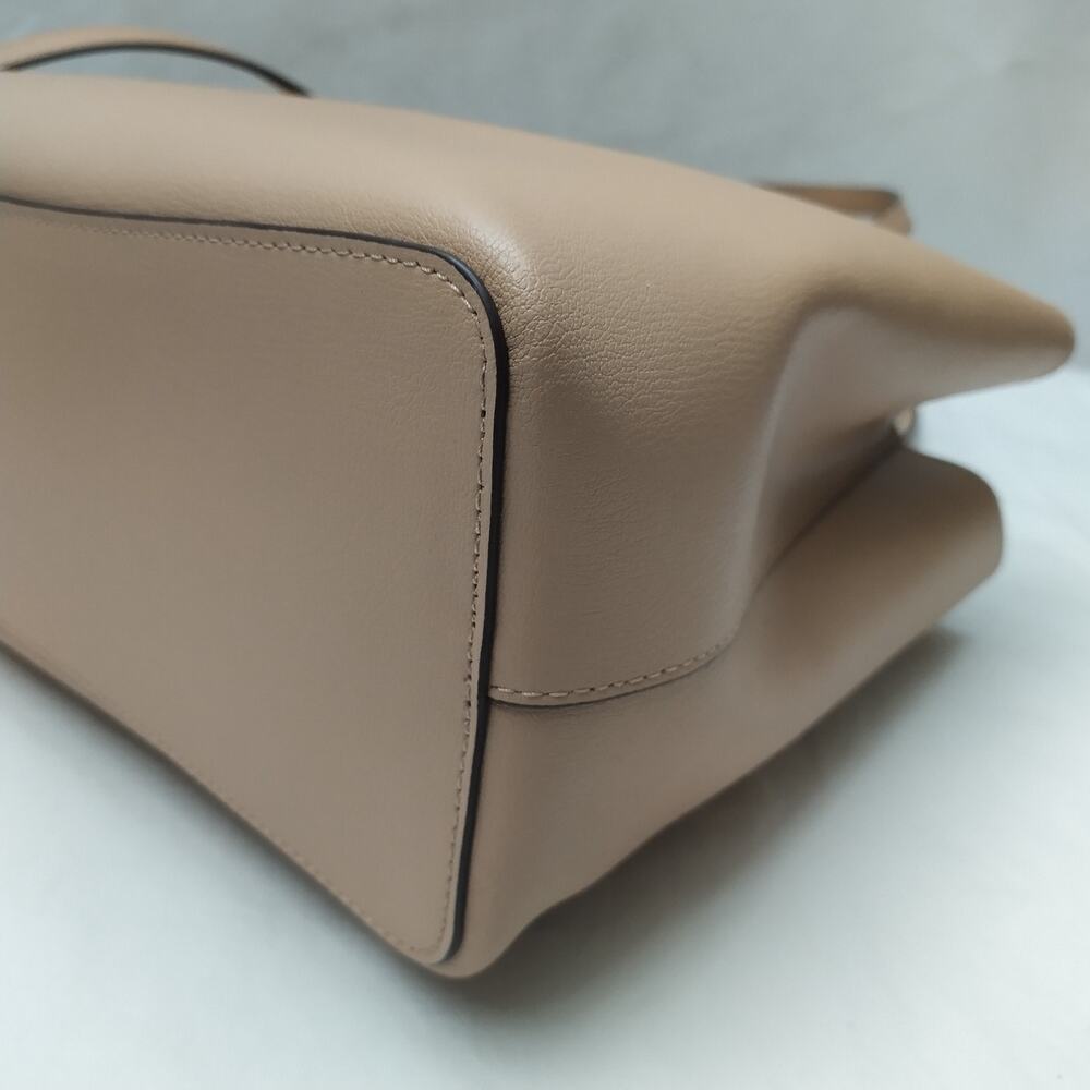 Kate Spade New York Beige Leather Double Handles Tote Bag - NWT $359 - Picture 8 of 16